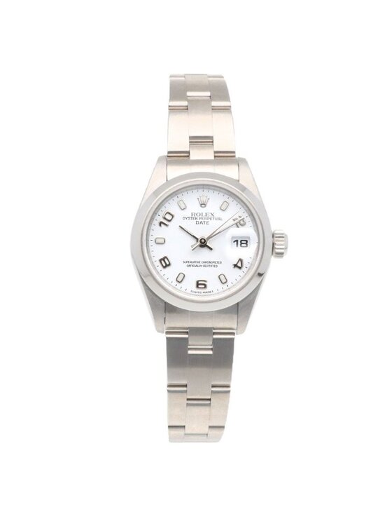 Rolex Date Oistar Watch Clock Automatic Winding Re Polished a Second main image 9